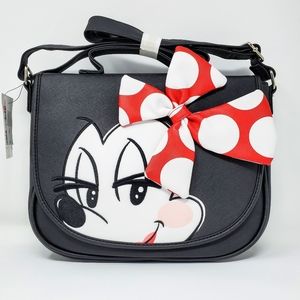 Disney Parks Loungefly Minnie Mouse Red & White Bo